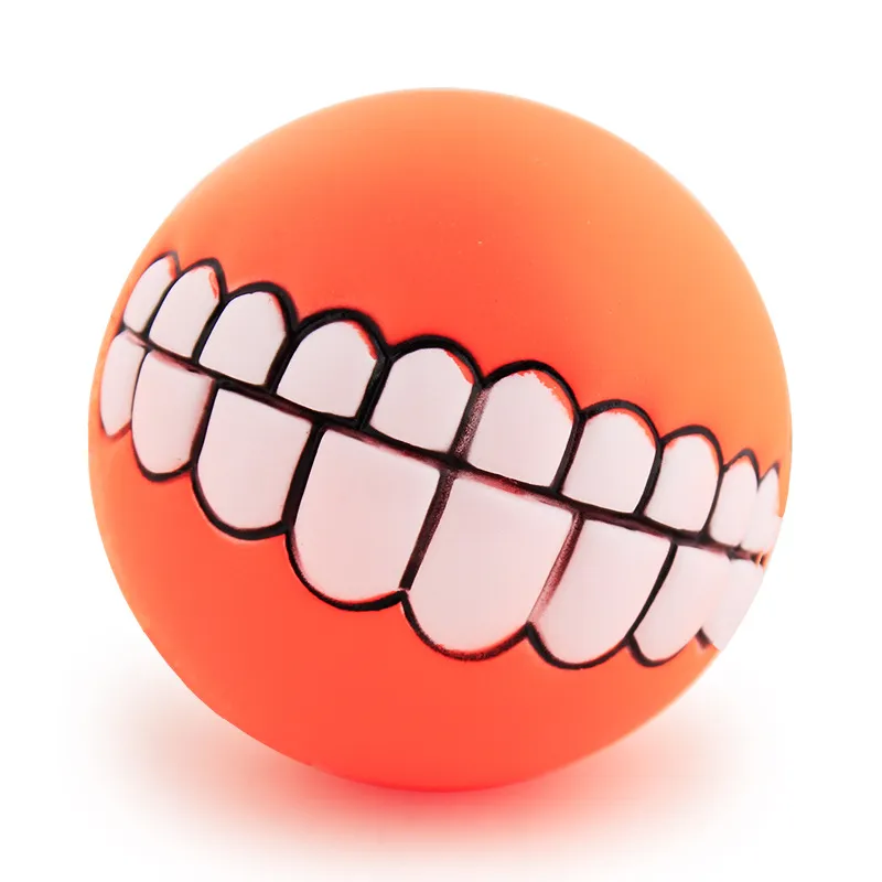 Pet Dog Ball Teeth Funny Trick Toy Silicone Toy for dogs Chew Squeaker Squeaky Dog Sound toys Pet puppy Toys interactive cat toy - Image 9