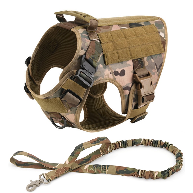 Tactical Dog Harness with Leash Full Set for Large Dogs - Image 11