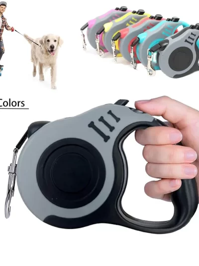 3m 5m Dog Leash Durable Automatic Retractable Nylon Cat Lead Rope For Dogs Puppy Walking Running Lead Roulette Dog Accessories