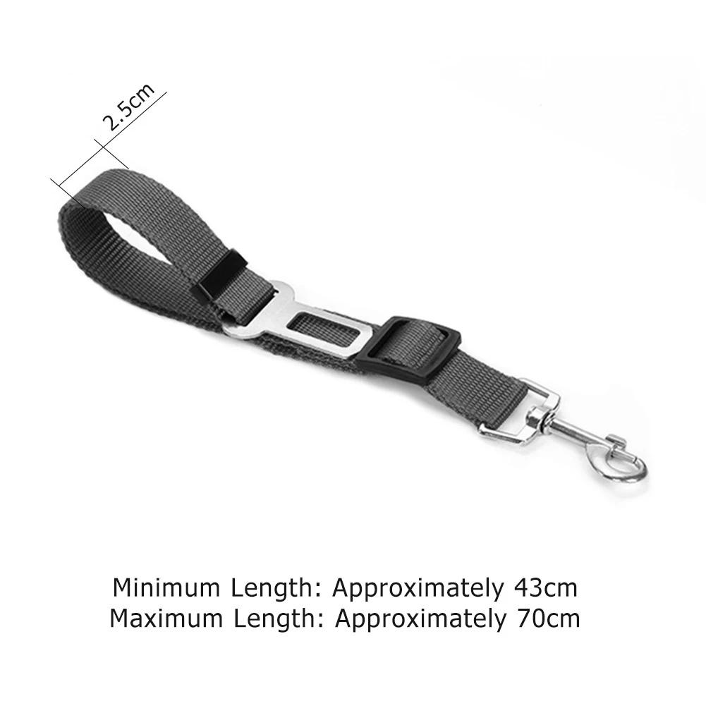 Pet Dog Safety Belt Adjustable Leash Vehicle Seat Belt Pet Lever Traction Dog Collars Harness Lead Clip Puppy Pet Supplies - Image 12