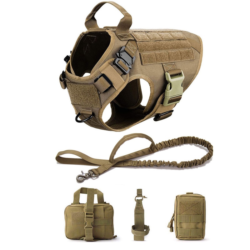 Tactical Dog Harness with Leash Full Set for Large Dogs - Image 19