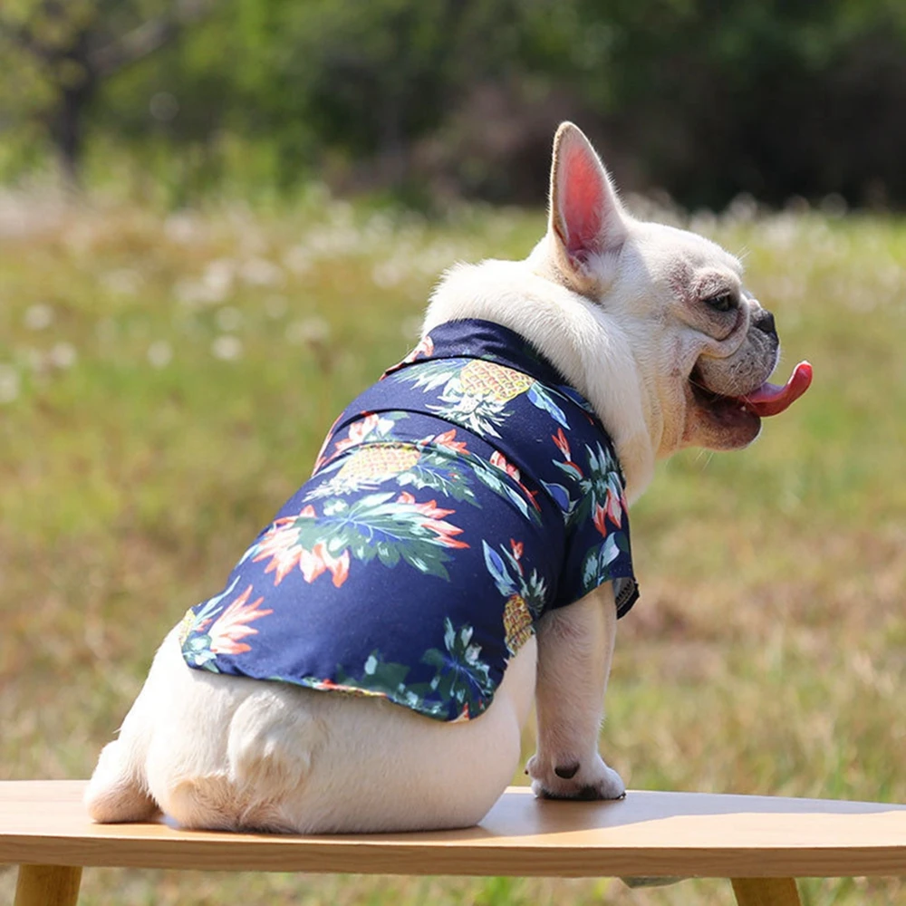 Hawaiian Style Leisure Dog Shirt - Image 5