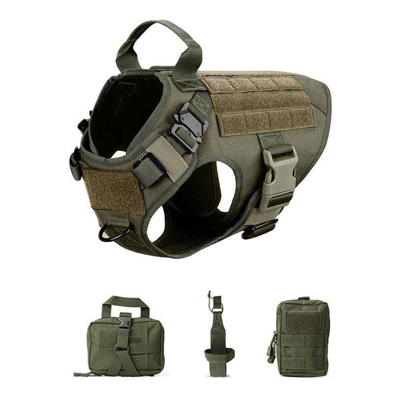 Tactical Dog Harness with Leash Full Set for Large Dogs - Image 18