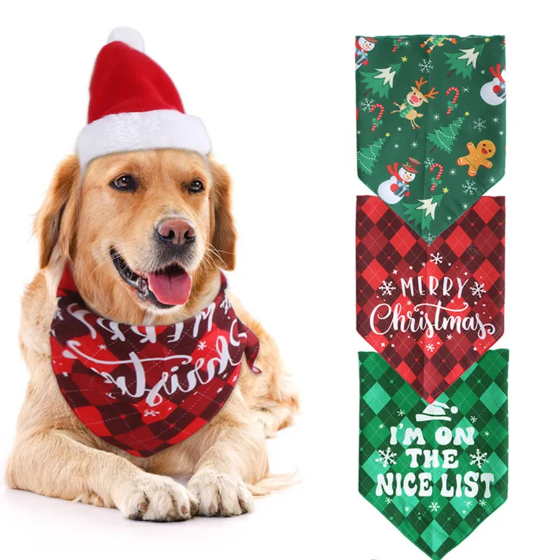 Christmas Dog Scarf