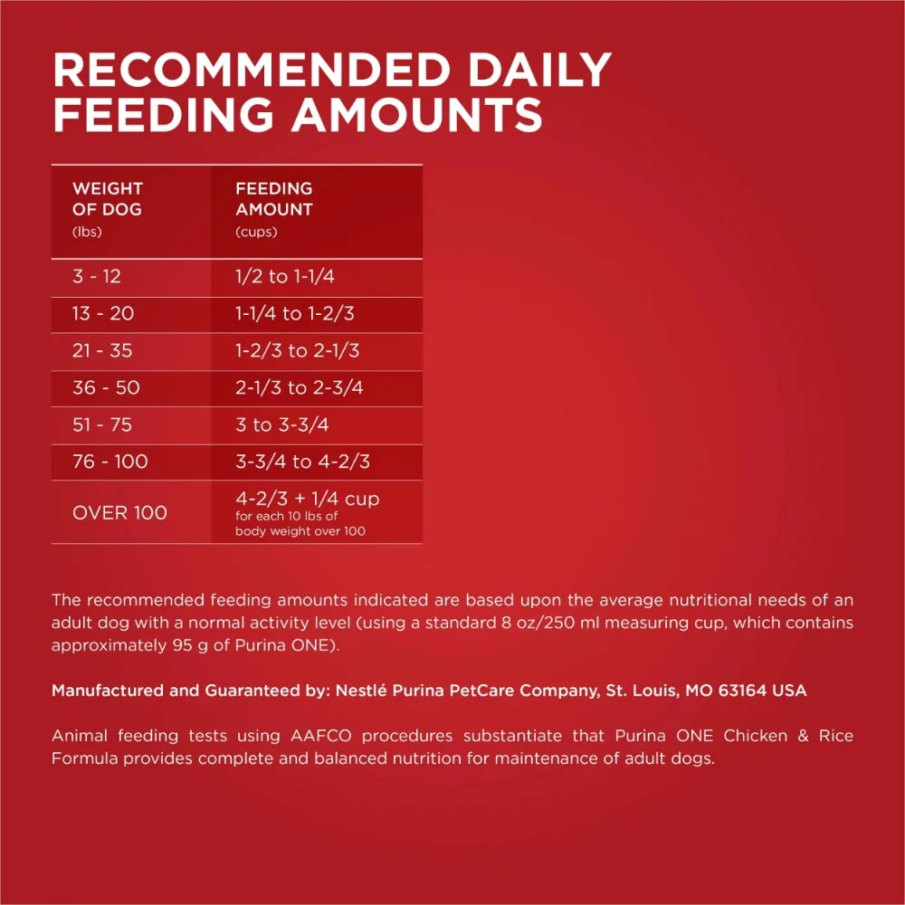 Purina ONE Plus Dry Dog Food for Adult Dogs, Real Protein Rich Natural Chicken & Rice Formula, 40lb Bag - Image 6