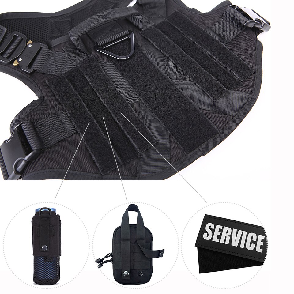 Tactical Dog Harness with Leash Full Set for Large Dogs - Image 20