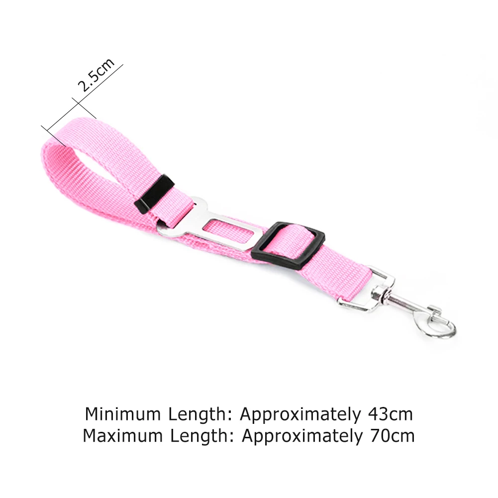 Pet Dog Safety Belt Adjustable Leash Vehicle Seat Belt Pet Lever Traction Dog Collars Harness Lead Clip Puppy Pet Supplies - Image 15