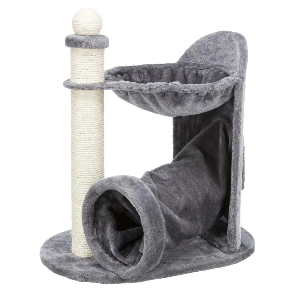 26.8" Cat Tree with Scratching Post & Hammock,